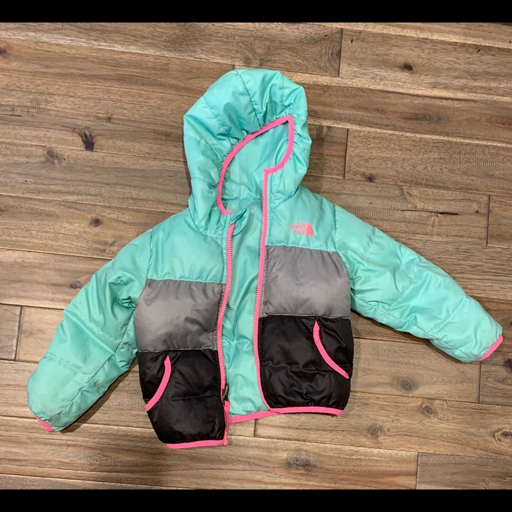 Girls North Face reversible Coat